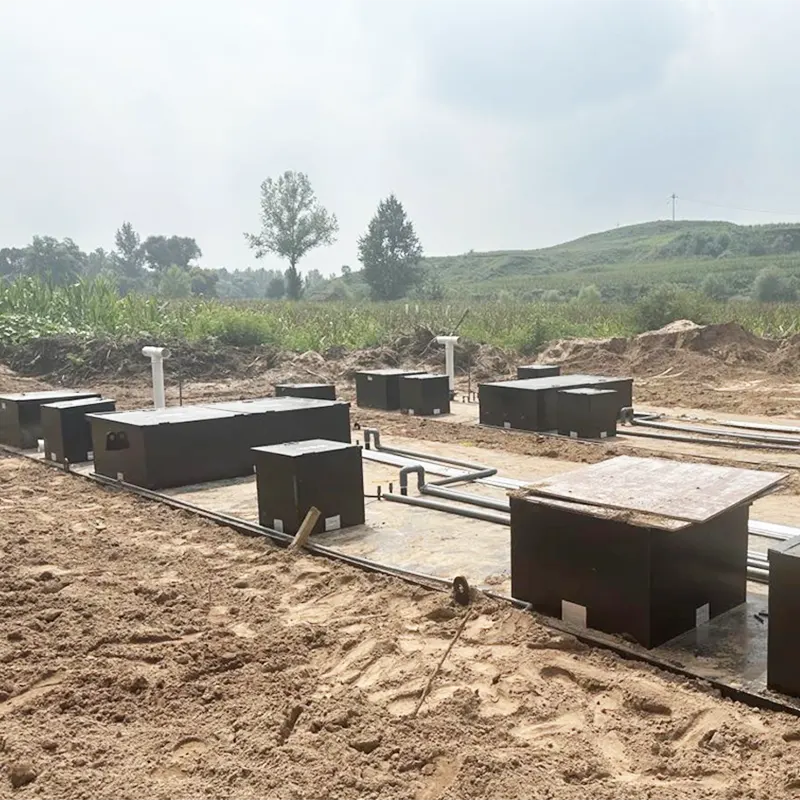 புதைக்கப்பட்ட உள்நாட்டு கழிவுநீர் பெரிய அளவிலான மையப்படுத்தப்பட்ட சுத்திகரிப்பு நிலையம்