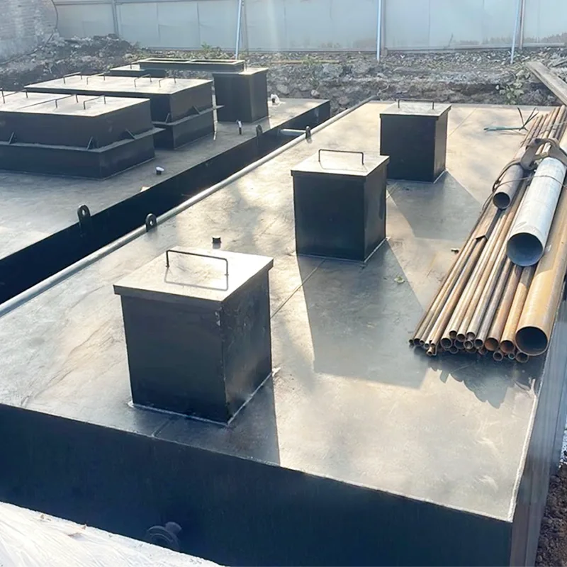 புதைக்கப்பட்ட உள்நாட்டு கழிவுநீர் சிறிய அளவிலான பரவலாக்கப்பட்ட உபகரணங்கள்